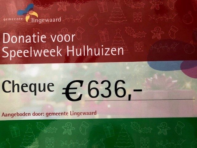 Donatie Speelweek Hulhuizen